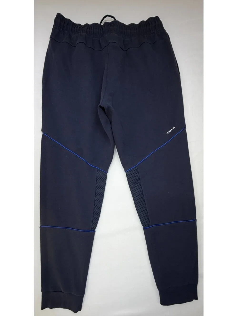 Adidas Men's Sweatpants Primeblue Tapered Stretch Drawstring Size L Blue
